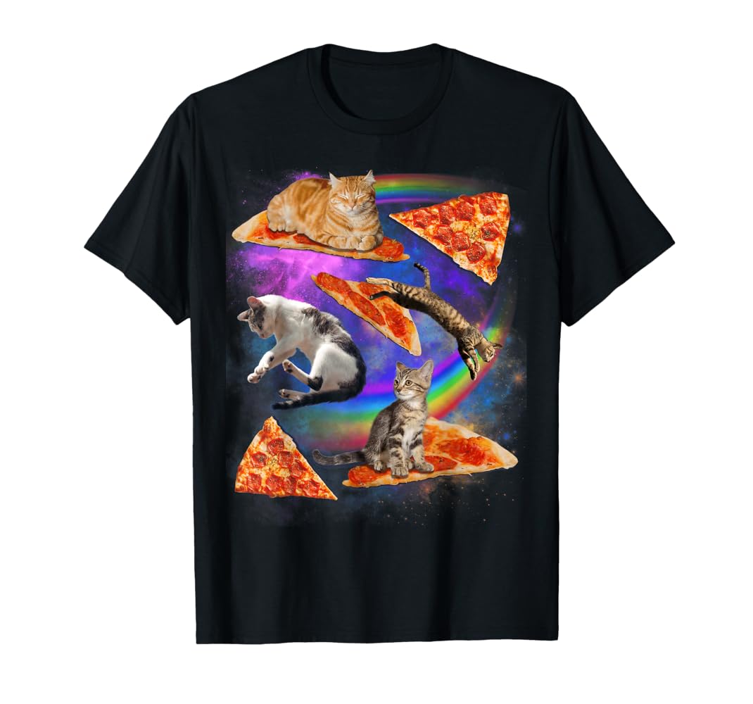 Amazon.com: Funny Christmas Galaxy Cat In Space Cat Riding
